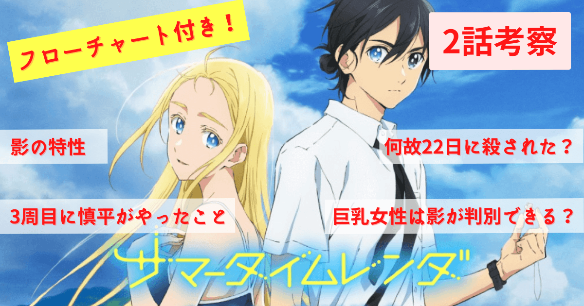 サマータイムレンダ 第2話 2周目は何故22日に殺されたのか 2周目殺された理由と 3周目に慎平がやったこと サマータイムレンダ 第2話 2周目は何故22日に殺されたのか 2周目殺された理由と 3周目に慎平がやったこと